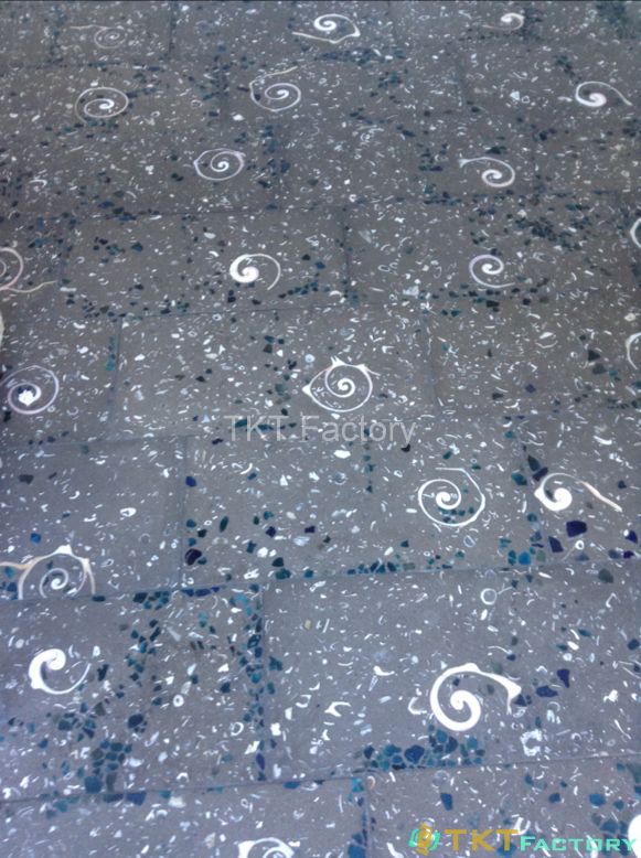 Sàn đá Terrazzo lấy cảm hứng từ biển