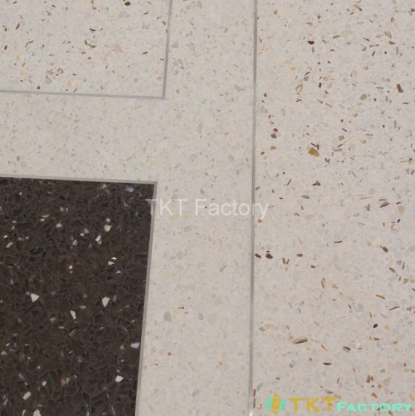 Sàn đá mài Terrazzo được thi công đúng cách