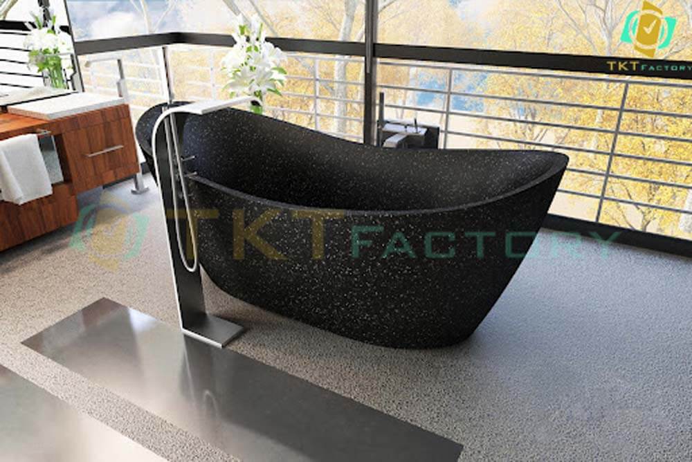 Hình ảnh: mẫu bồn tắm Terrazzo cổ điển