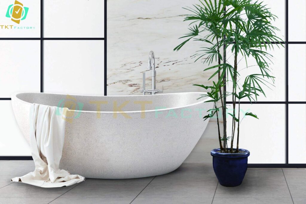 Hình ảnh: mẫu bồn tắm Terrazzo đương đại