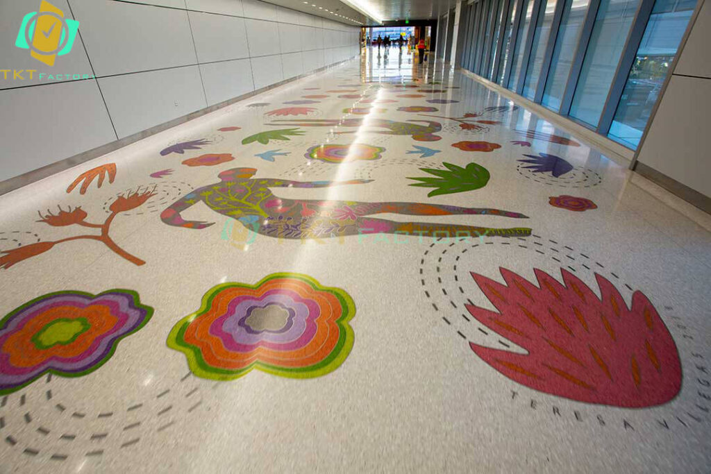 Hình ảnh: gạch terrazzo độc đáo tại sân bay Quốc tế Phoenix Sky Harbor – Hoa Kỳ 