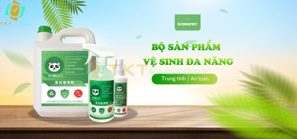 Hình ảnh nước lau sàn đá trung tính Ecosophy Nhật Bản 