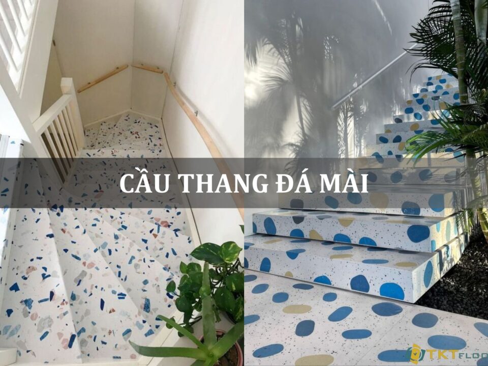 cầu thang đá mài