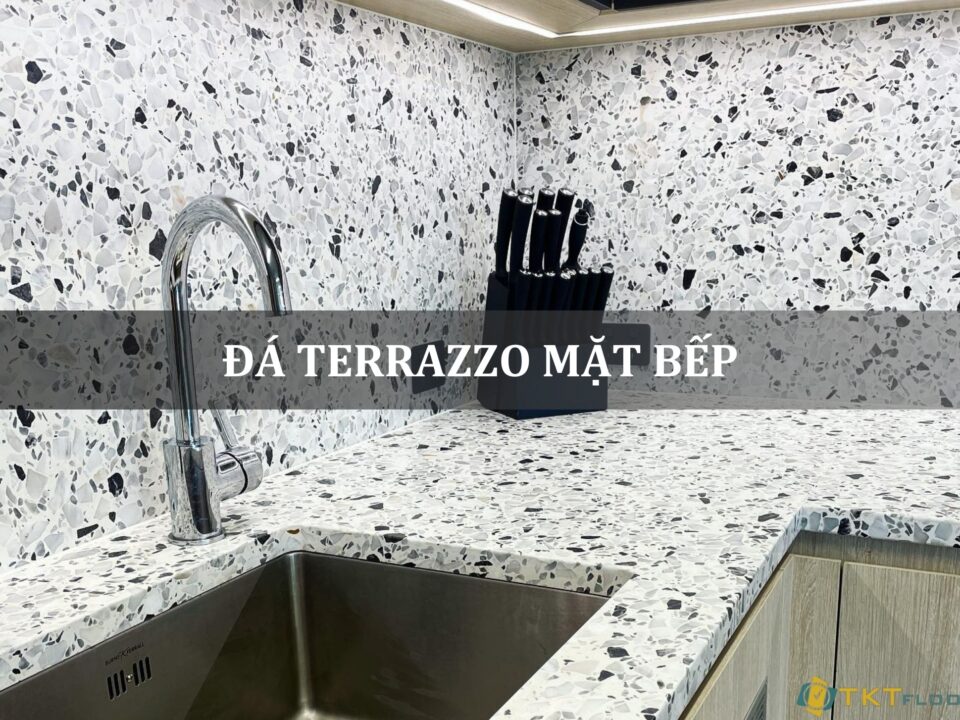 đá terrazzo mặt bếp