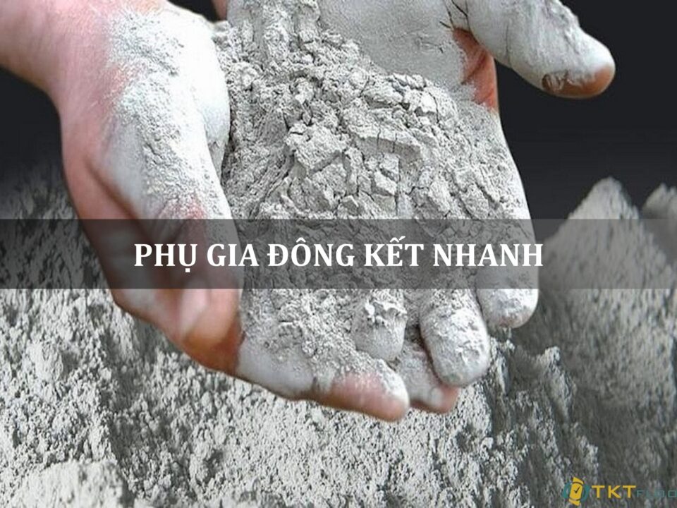 phụ gia đông kết nhanh