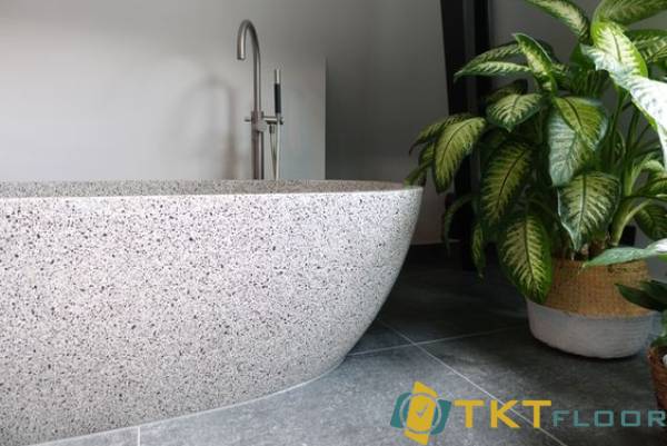 Hình ảnh bồn tắm terrazzo
