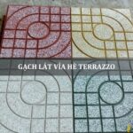 gạch lát vỉa hè terrazzo