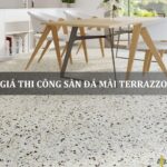 giá thi công sàn đá mài terrazzo