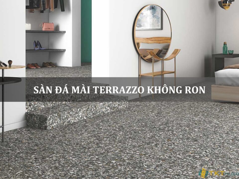 sàn đá mài terrazzo không ron