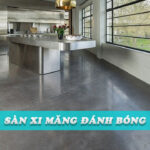 Hình ảnh sàn xi măng đánh bóng