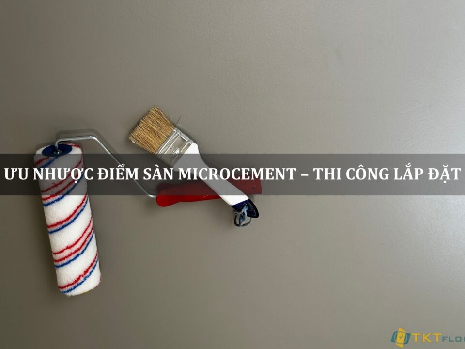 ưu nhược điểm sàn microcement