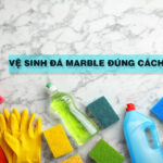 Hình ảnh cách vệ sinh đá marble đúng cách