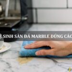 vệ sinh đá marble đúng cách