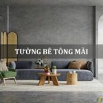 tường bê tông mài