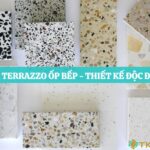 đá ốp bếp terrazzo