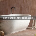 bồn tắm đá mài terrazzo