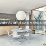 những điều cần biết về sàn vi xi măng không ron