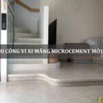 giá thi công vi xi măng microcement mới nhất