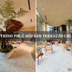 quy trình phục hồi sàn terrazzo