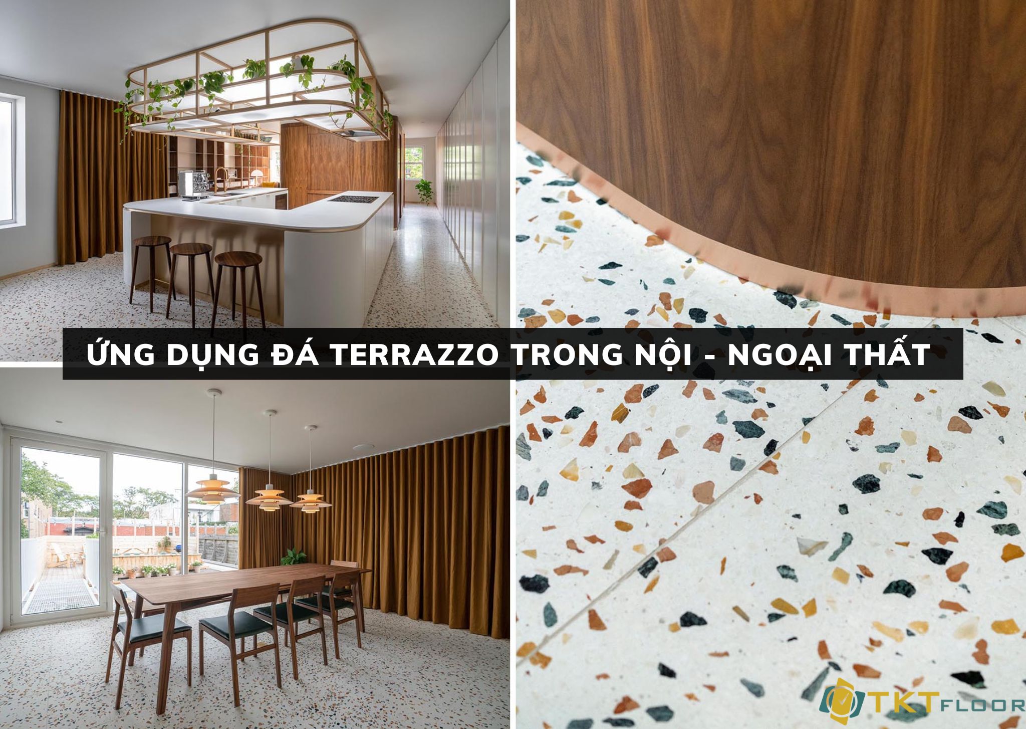 ứng dụng đá terrazzo cho nội ngoại thất