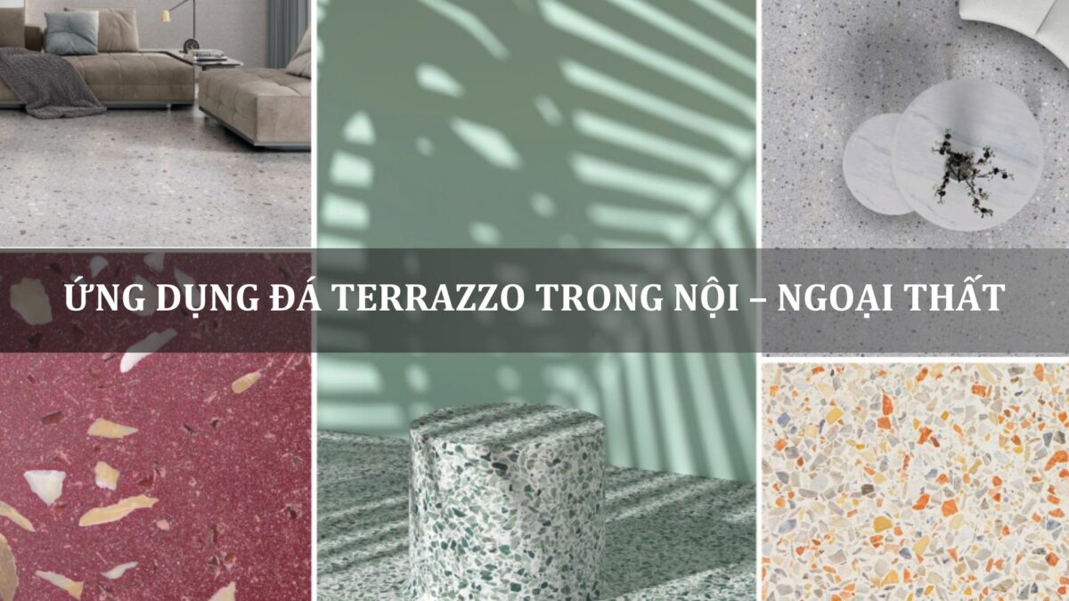 ứng dụng đá terrazzo cho nội ngoại thất