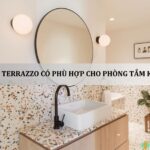 đá mài terrazzo có phù hợp cho phòng tắm không