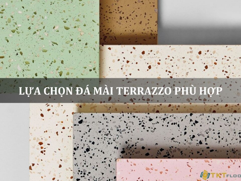 lựa chọn đá mài terrazzo phù hợp