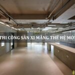 thi công sàn xi măng thế hệ mới