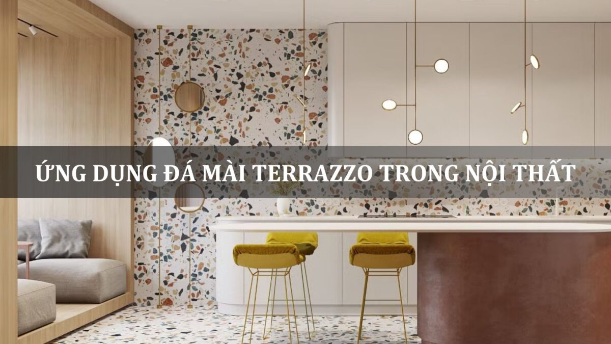 ứng dụng đá mài terrazzo trong nội thất