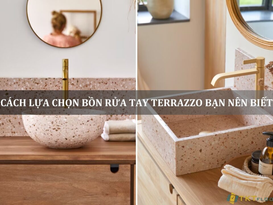 cách lựa chọn bồn rửa tay terrazzo bạn nên biết