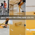 quy trình thi công sơn sàn PU