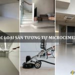 các loại sàn tương tự microcement