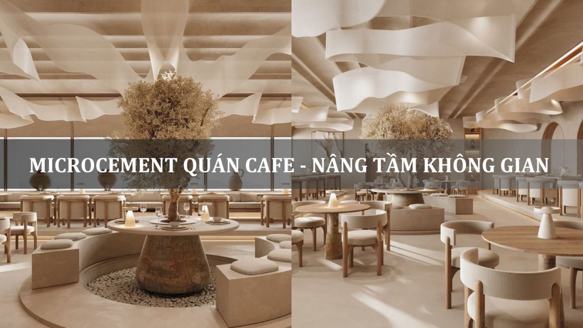 microcement quán cafe