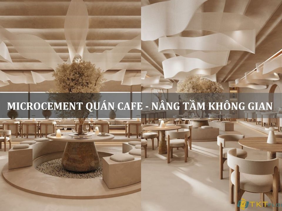 microcement quán cafe