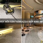 phục hồi sàn terrazzo đẹp như mới