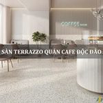 sàn terrazzo quán cafe độc đáo