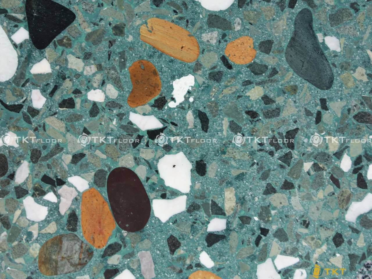 Big stone terrazzo