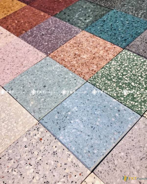 colorful terrazzo tiles