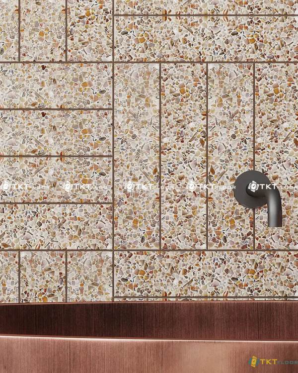 sea shell terrazzo phong tam