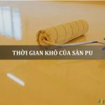 hình ảnh thời gian khô của sàn PU
